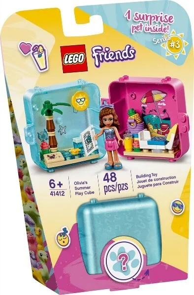 LEGO 41412 Le cube de jeu d'été d'Olivia