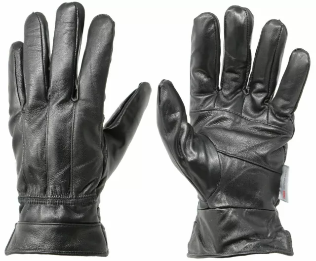 Men's Genuine Leather Winter Warm Gloves 3M Thinsulate Insulated Fur lined NEW