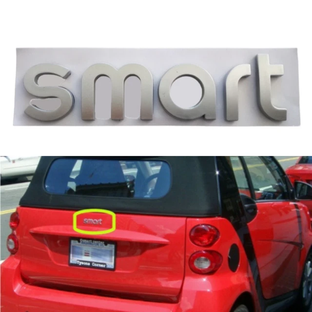 Stemma Posteriore per Smart Satinato adesivo emblema badge fregio logo 450 451