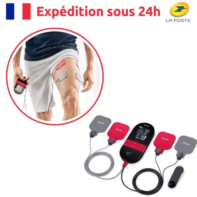 Stimulateur Musculaire pour Thérapie Antidouleur Appareil à 4 Électrodes