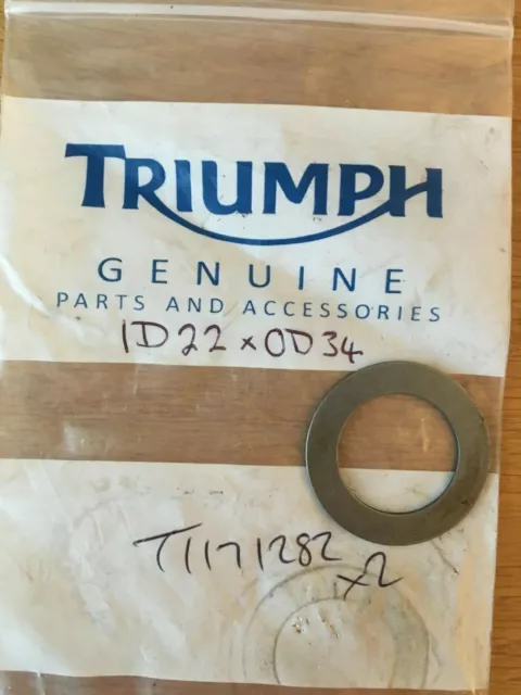 Triumph Clutch washer 22x34x1  Numerous models from 2003 onwards , See below