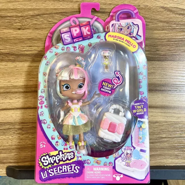 SHOPKINS SHOPPIE DOLL Lil Secrets Marsha Mellow 22.00 PicClick AU