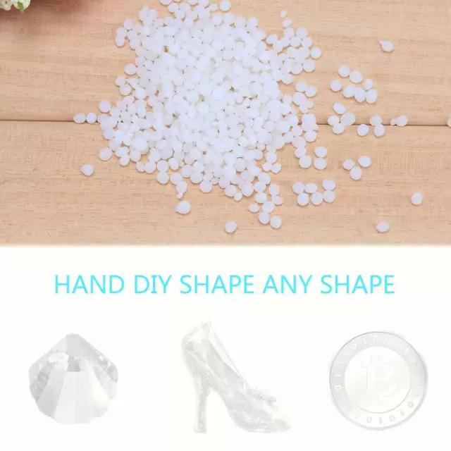 50g Moldable Plastic Pellets Polymorph DIY Friendly Plastic Pellets for Modeling