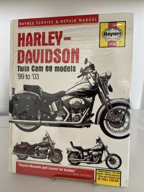 HARLEY-DAVIDSON HAYNES MANUAL BOOK 2478 Twin Cam 88 Models 99 To 03 New