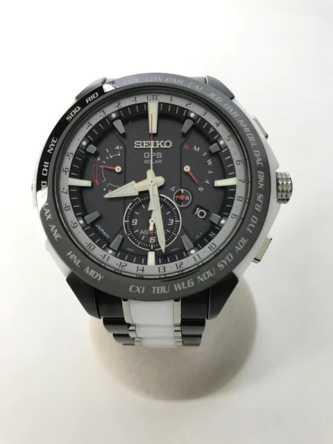 SEIKO ASTRON 8X53 0AB0 2 Sbxb075 Gsp Solar Manual In Japanese Rare
