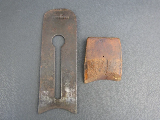 Vintage unusual wooden hollow spoke shave old tool 6