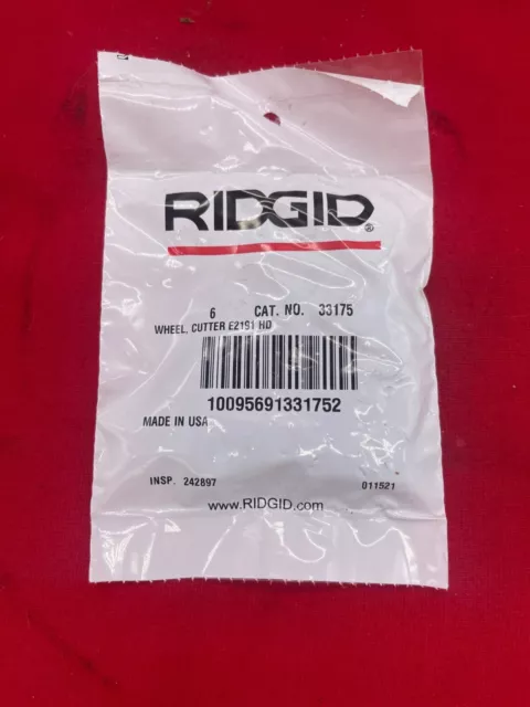 33175 RIDGID E2191 HD Tube Cutter Wheel For Steel Tubing 2