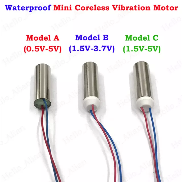 Waterproof DC 1.5V-5V Mini 7mm Coreless Vibration Vibrating Motor Toy Massager