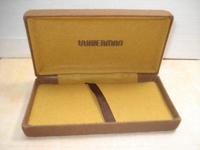 Écrin / Coffret Ancien Vide Pour Stylo Waterman - Bel état, Occasion, Parfait Pour Collection