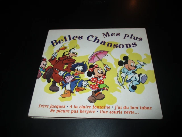 CD-LIVRE DIGIPACK &amp;MES PLUS BELLES CHANSONS" Walt Disney EUR 3,95