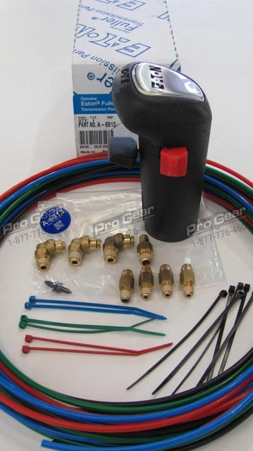 Eaton Fuller 13/15/18 Speed Transmission Air Line Kit & Shift Knob – 4 Line, Mrsovax