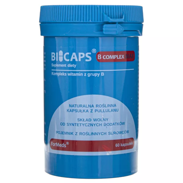 Formeds Bicaps B-Complex Max, 60 capsules