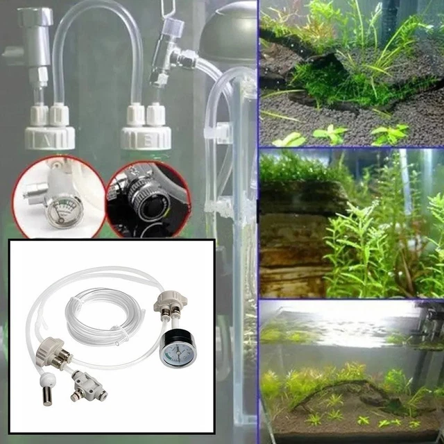 Image showcasing CO2 GENERATOR SYSTEM Kits with Diffuser DIY Accessories For Aquarium ...
