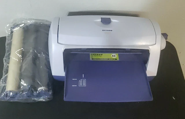 Máquina de elaboración de pegatinas de etiquetas Xyron 900 sistema artesanal laminadora