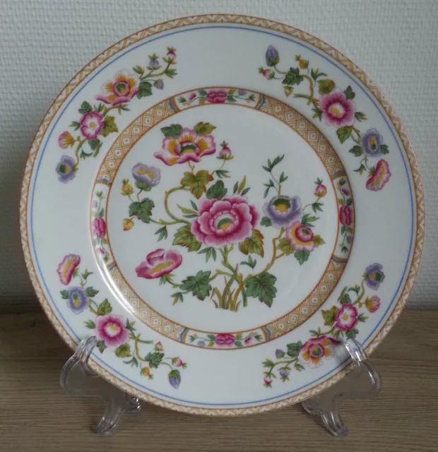 RARE Superbe GRANDE ASSIETTE porcelaine HAVILAND LIMOGES Anémones d=25,6cm