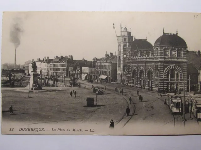 01J5 Cpa 59- Ancienne Carte Postale Dunkerque - La Place Du Minck