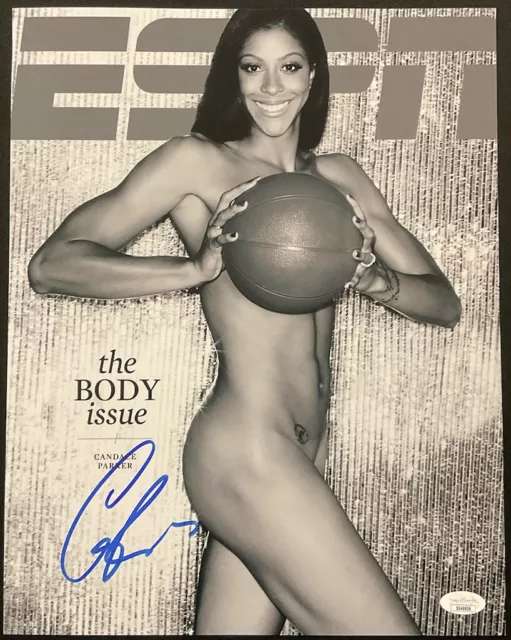CANDACE PARKER Signed 11x14 ESPN Magazine The Body Issue WNBA Photo JSA SS46806