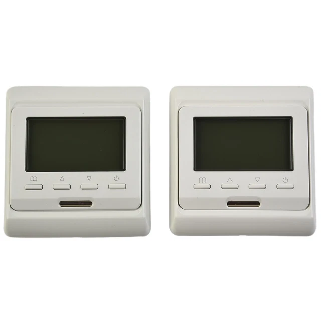 Thermostat au sol panneau chauffant thermostat 2 modes 8,6 x 8,6 x 4,3 cm