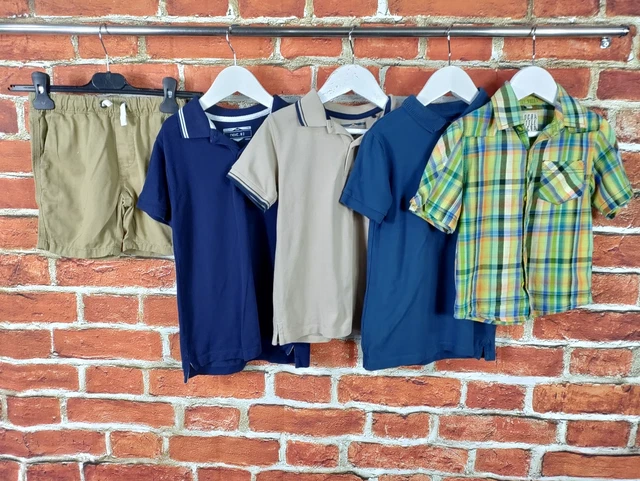 Polo Top Bundle Età 4-5 Anni Next John Rocha Pantaloncini Camicia 110Cm