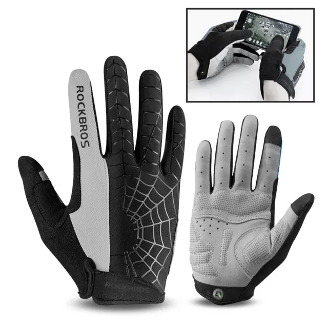 Touch Screen Gloves Men Motorcycle Gloves Riding Protective Full Finger Gloves