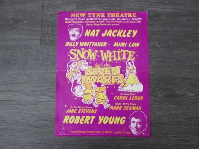 Nat Jackley in Snow White and the Seven Dwarfs New Tyne Theatre Newcastle Poster
