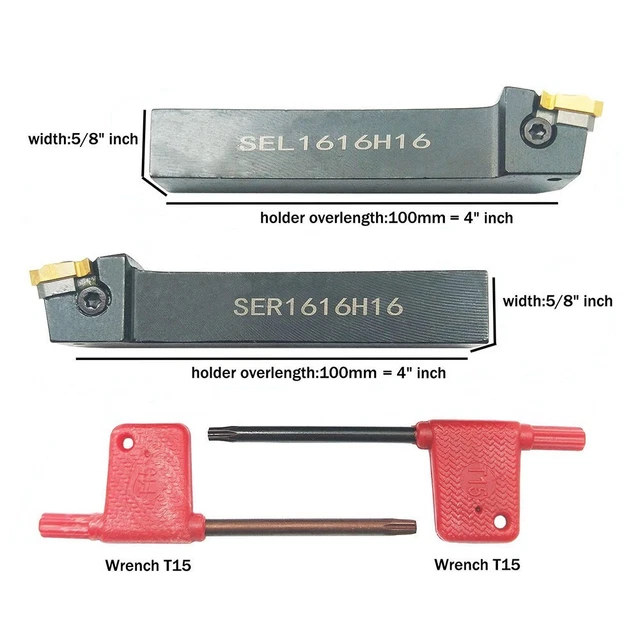 Porte-outils Tour à Changement Rapide – Ensemble 3 Pièces En Acier Pour Tournage, Alésage, Opérations CNC