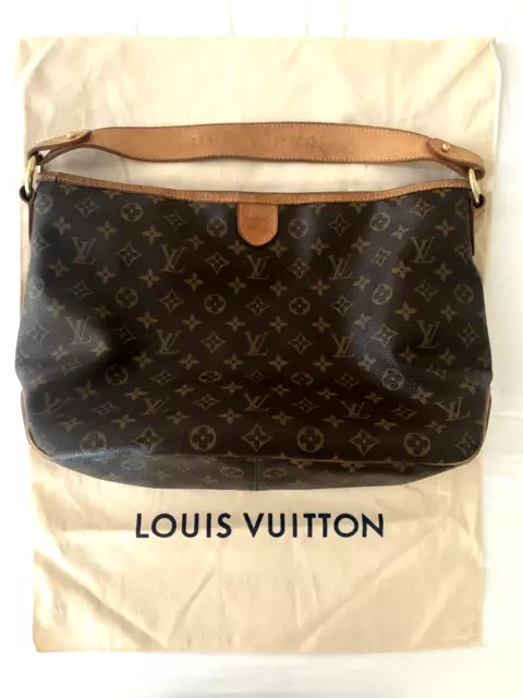 Authentic Louis Vuitton Delightful MM Monogram M40353 Hobo Tote Guaranteed  LD574