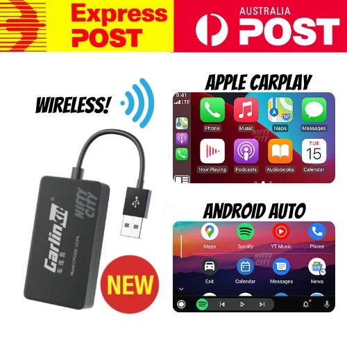 CARLINKIT WIRELESS APPLE CarPlay Wireless Android Auto Dongle Mirror ...