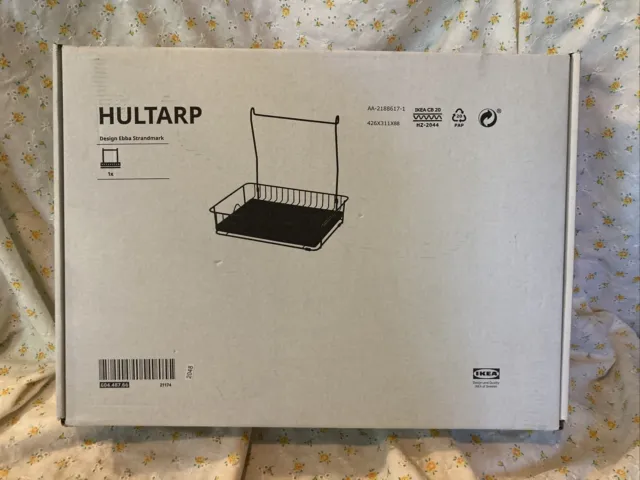 HULTARP Dish drainer, black - IKEA