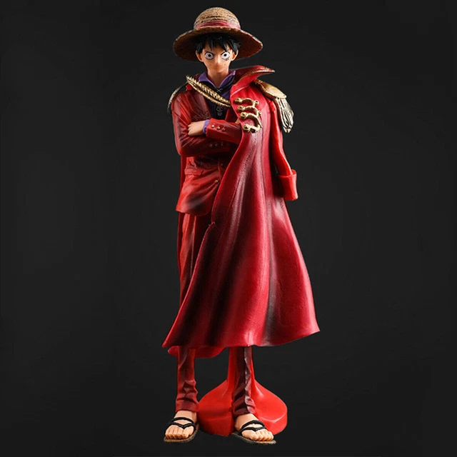 ONE PIECE MONKEY D. Luffy 20th Anniversary Red Cape Suit Anime Modèle
