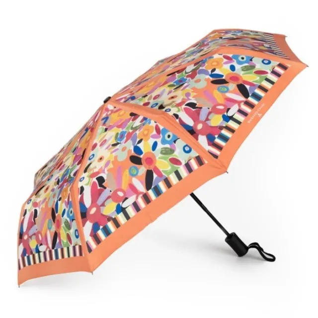 Brand New Mackenzie-Childs Avant Garden Travel Umbrella