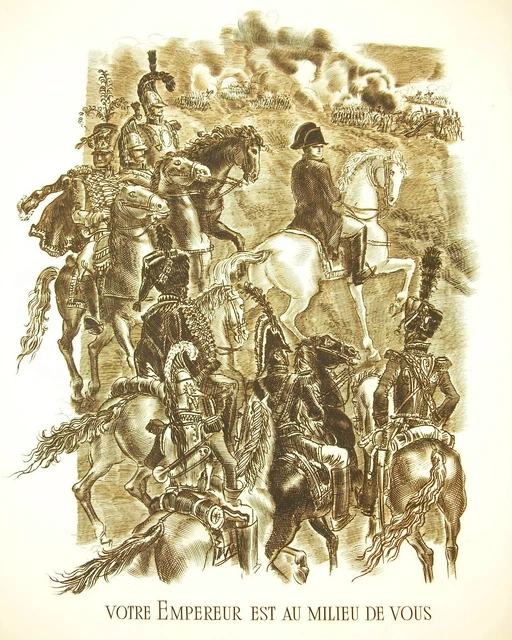 Napoleón Bonaparte Estrasburgo Voz Del 29 Siete 1805 Por À Decaris 1952 52cm