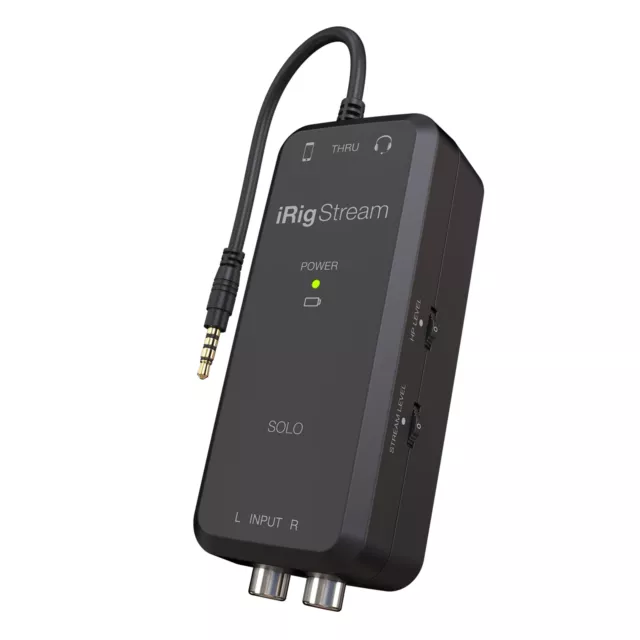 IK Multimedia iRig Stream Solo Audio-Interface - USB Audio Interface