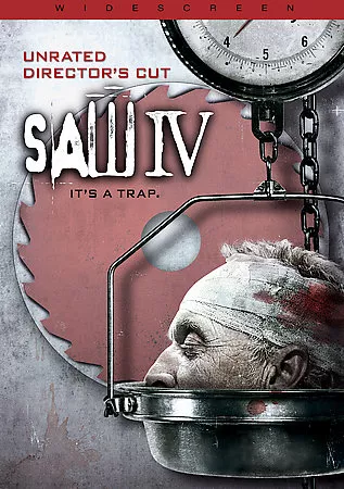 Saw IV (DVD, 2008, Widescreen - Unrated Directors Cut)