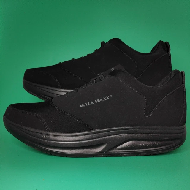 Walkmaxx Blackfit JML The Wide Fit Supportive Trainer's UK Größe 12 Euro 46 Sehr guter Zustand