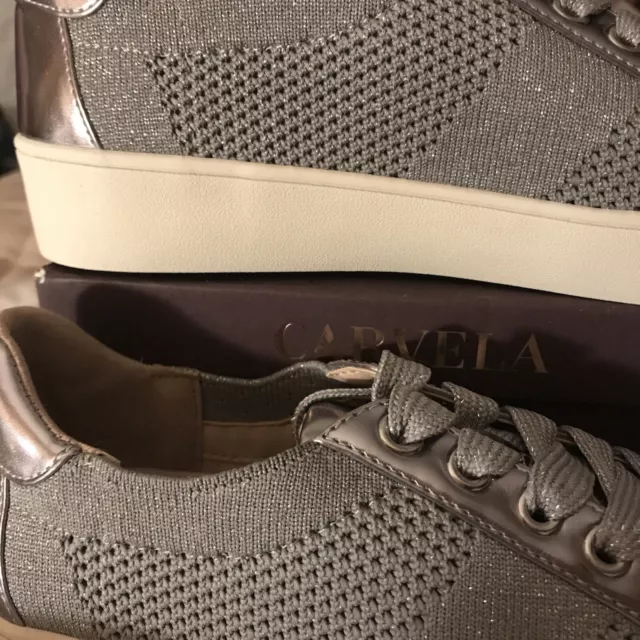 CARVELA KURT GEIGER Fur Leather Trainers 38 New Box Bag A Bargain 39.00 PicClick UK