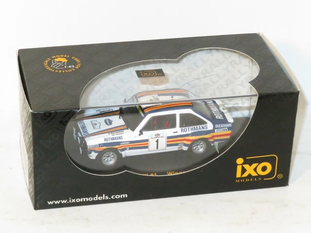 Modélisme 1/43 - Lot Unique Voiture D'Assistance Ford Escort Rothmans - Vatanen - Rallye Acropole 1981