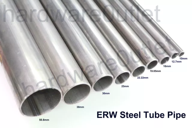 ERW Mild Steel ROUND TUBE Pipe Ø  sizes & Lengths available to bespoke sizes