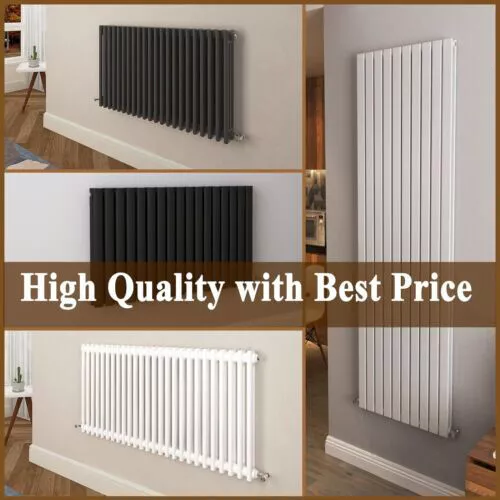 Designer Radiator Vertical Horizontal Flat Panel Oval Column Traditional Rads