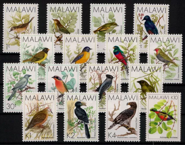 Malawi; Vögel 1988 kpl. **  (35,-)