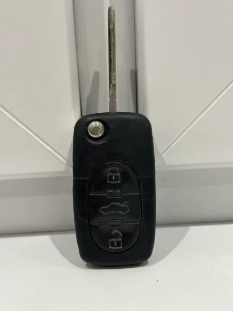 Audi 3 Button Remote Car Key Fob In Working Order Hl08P0837231 A3 A4 A6 A8