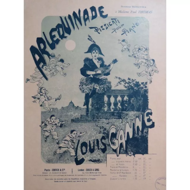 GANNE Louis Arlequinade Piano
