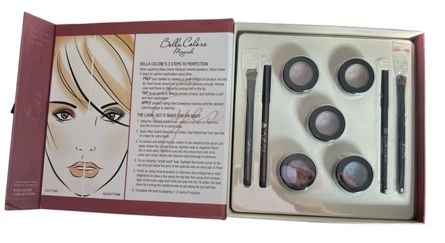 NEW Borghese Bella Colore Minerali - Mineral Eyecolor Collection - 9 Pieces Set