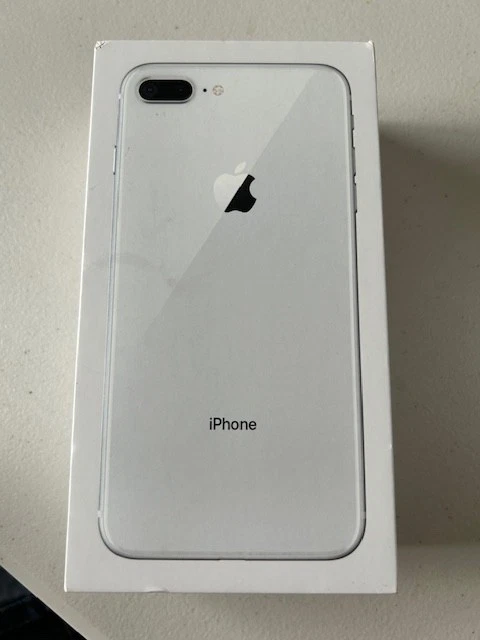 Boîte Originale IPhone 8 Plus 64Go Argent - Neuf, Jamais Servi, Avec épingle SIM
