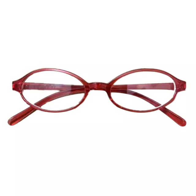 Retro Oval Glasses Women Girls Y2K Red Green Frame Glass Anti-blue Eyeglasses