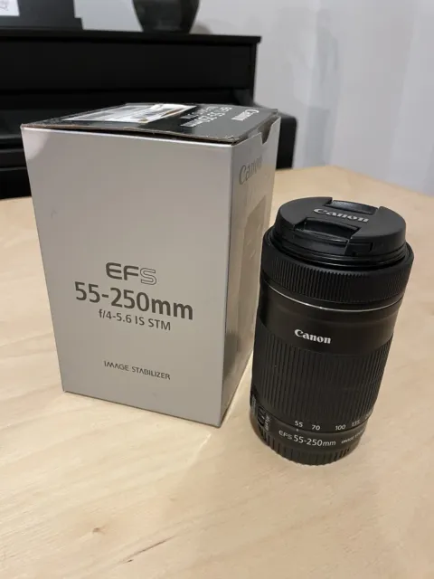 Canon EF-S 55-250 mm F/4.0-5.6 IS STM Objektiv mit OVP