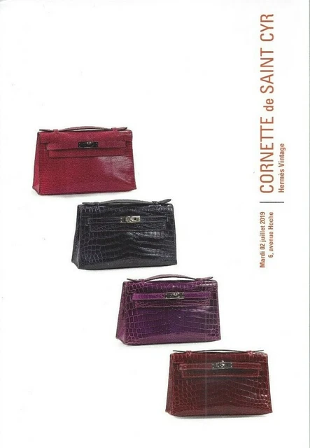 Hermes Vintage Catalogue Vente Cornette St Cyr 2/07/2019