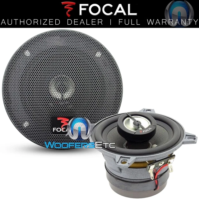 PAIR Of Focal 6.5" OEM Replacement Coaxial Car Speakers - 2-Way With Built-in Tweeters