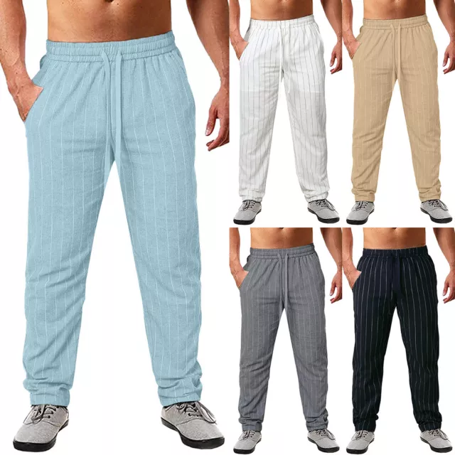 Pantaloni Da Pigiama A Righe Da Uomo In Cotone Intrecciato Pantaloni Da A