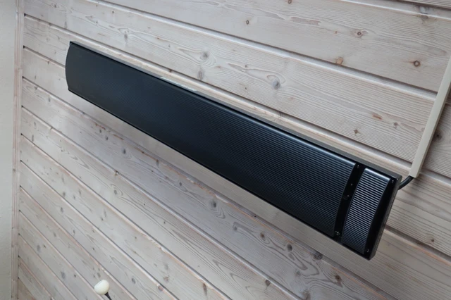 Eurom Infrarot-Terrassenstrahler 1800W - Schwarz IPX4